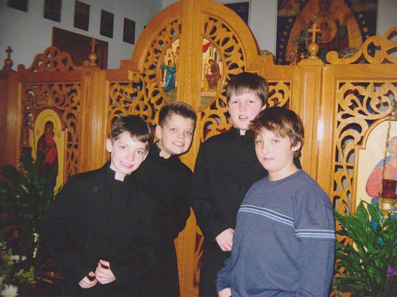 Altar Boys at Immaculate Conception Ukrainian Church in Palatine, IL, US