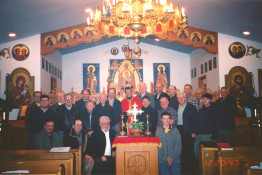 Brotherhood at IC Ukrainian Greek-Catholic Church in Palatine, Illinois