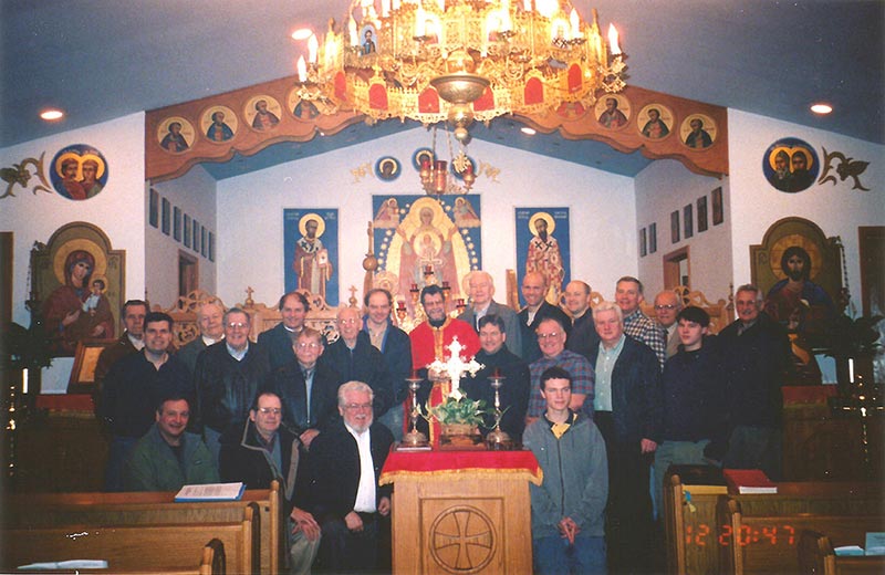 Brotherhood at IC Ukrainian Greek-Catholic Church in Palatine, Illinois