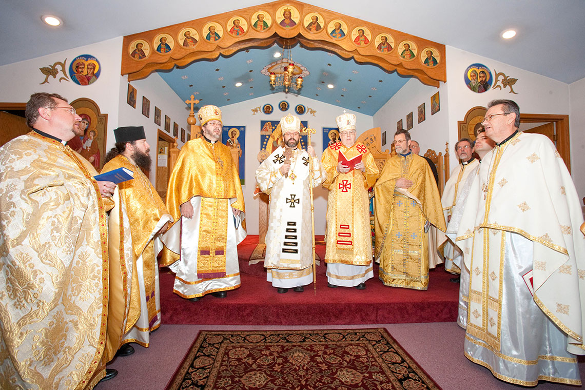 Divine Liturgy with Patriarch Sviatoslav Shevchuk at Immaculate Conception Ukrainian Catholic Church in Palatine