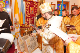 Patriarch Sviatoslav blessed Commemorative Stones to build new Shrine