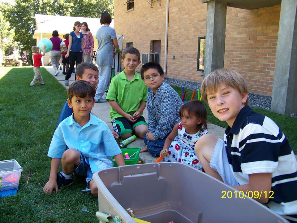 Children on Picnic in Ukrainian Immaculate Conception Catholic Church in Palatine
