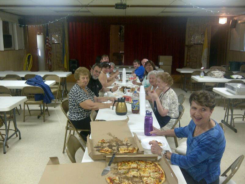 Picnic preparation at Ukrainian Immaculate Conception Church in Palatine