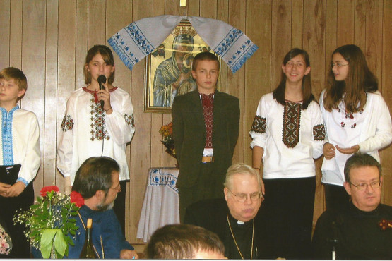 Children Perfomance at Ukrainian Catholic Shrine of Immacule Conception and Ukrianian Martyrs in Palatine, IL