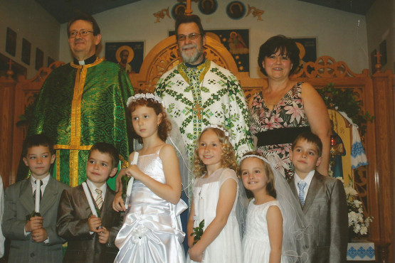 First Holly Communion at Immaculate Conception Ukrainian Byzantine Catholic Church in Palatine