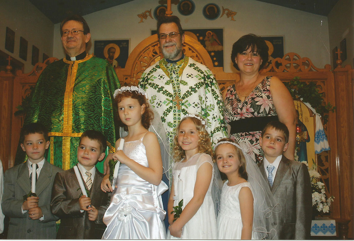 First Holly Communion at Immaculate Conception Ukrainian Byzantine Catholic Church in Palatine