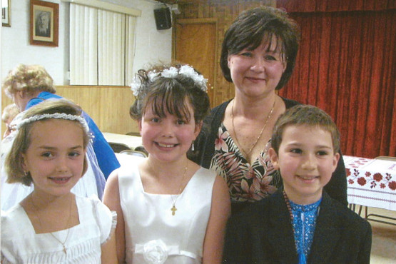 First Solemn Communion at Immaculate Conception Ukrainian Catholic Church in Palatine, IL