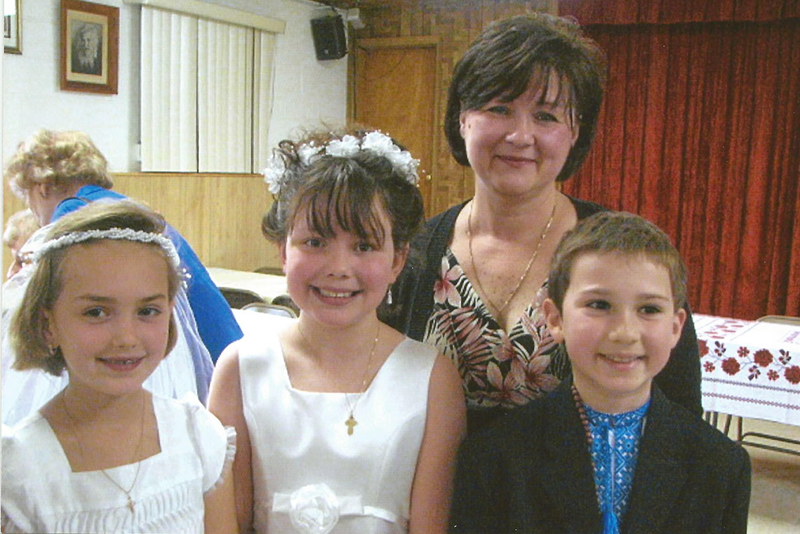 First Solemn Communion at Immaculate Conception Ukrainian Catholic Church in Palatine, IL