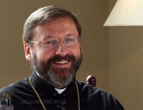 Kyiv Greek Catholic archbishop Vyacheslav Shevchuk tells "Orthodox brothers" not to believe propaganda