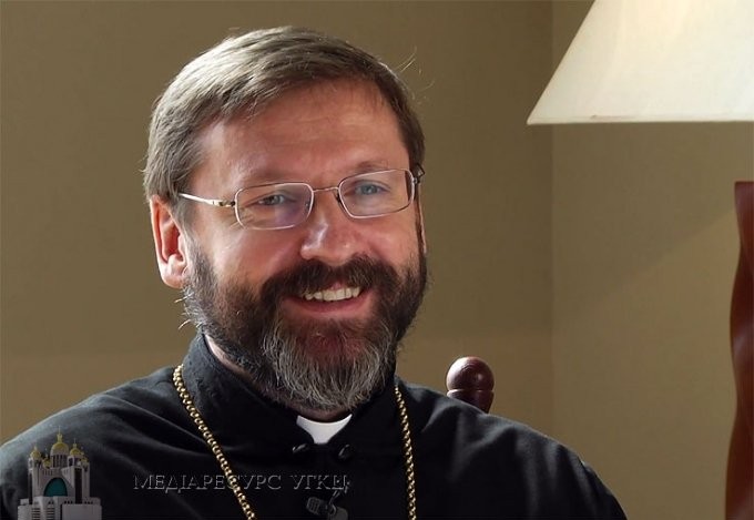 Kyiv Greek Catholic archbishop Vyacheslav Shevchuk tells "Orthodox brothers" not to believe propaganda