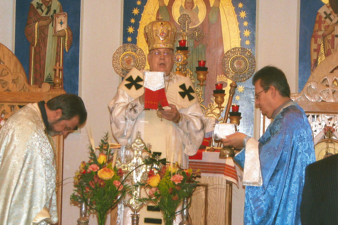 Bishop Richard on Divine Liturgy at Immaculate Conception Catholic Church in Palatine