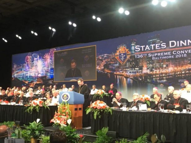 THE STATES DINNER OF THE KNIGHTS OF COLUMBUS