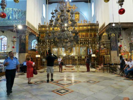 Interior of basilica