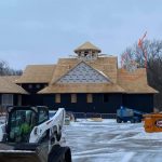 Construction progress of building new Church